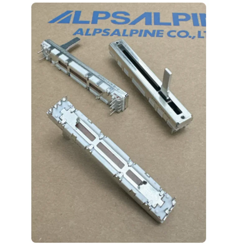 ALPS 6cm sliding fader potentiometer vertical push rod 6 pins AKAI B10KX2 Luma speed fader