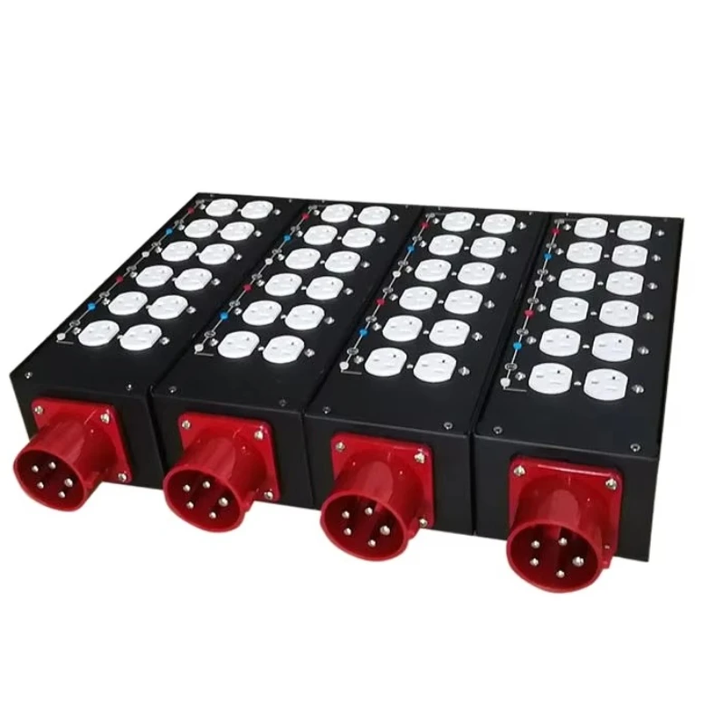 

Custom portable distribution power distributor carrying case for lighting and sound