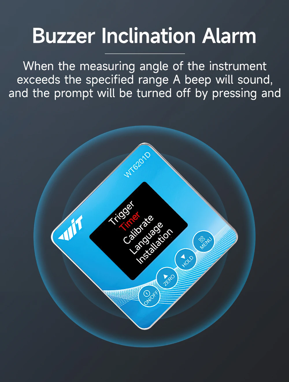 Wit-motion WT6201D precyzyjny inklinometr cyfrowy z magnetycznym wodoodpornym linijka kątowa mały IP67 wodoodporny