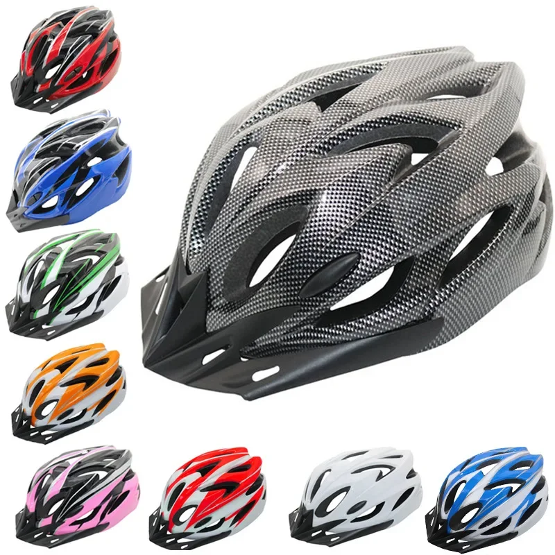 Bicycle helmet Portable road mountain bike integrated molding men's and women's hats