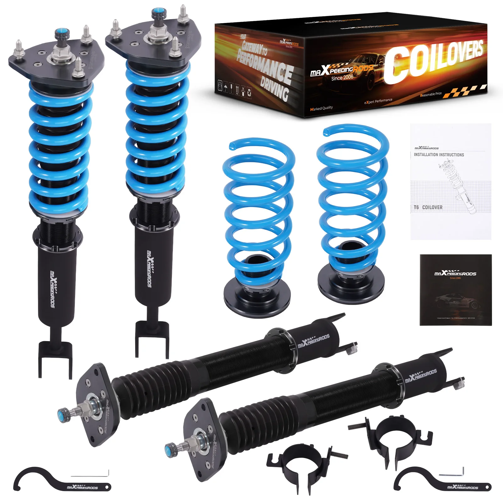 MaXpeedingrods Suspension Parts Spring Coilover Shock Absorber for Infiniti M35/M45 (Y50) RWD 2006-2010