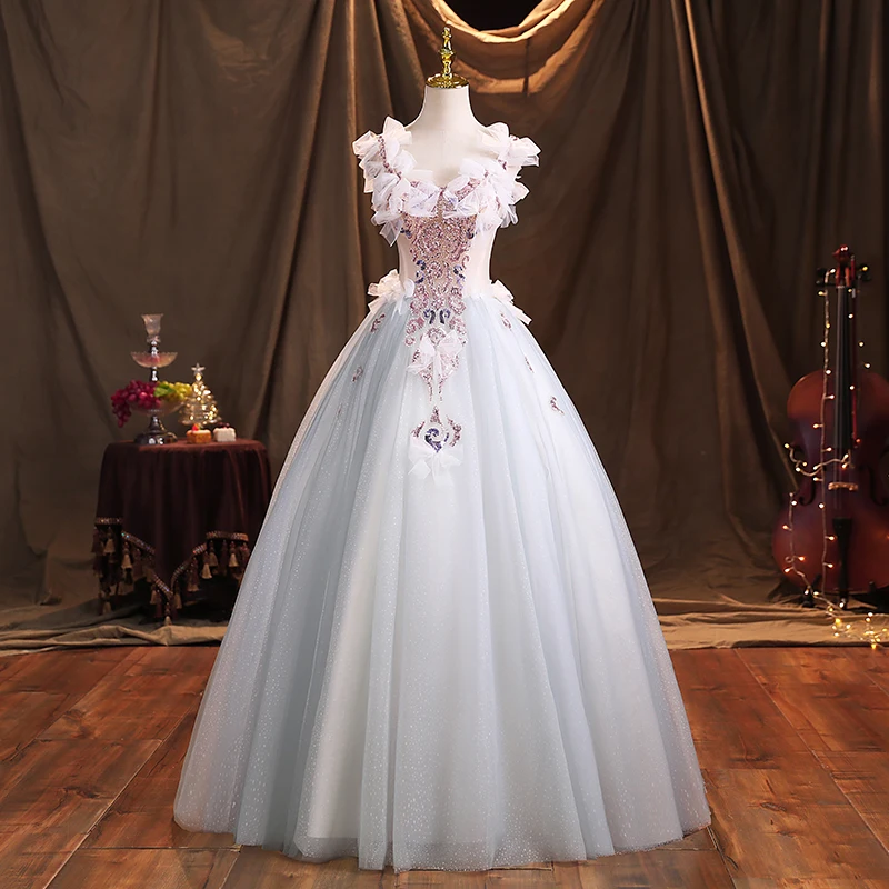 Премиум-платья Quinceanera Вечернее платье Элегантное бальное платье с несколькими украшениями в виде банта. Платье принцессы для выпускного вечера больших размеров по индивидуальному заказу