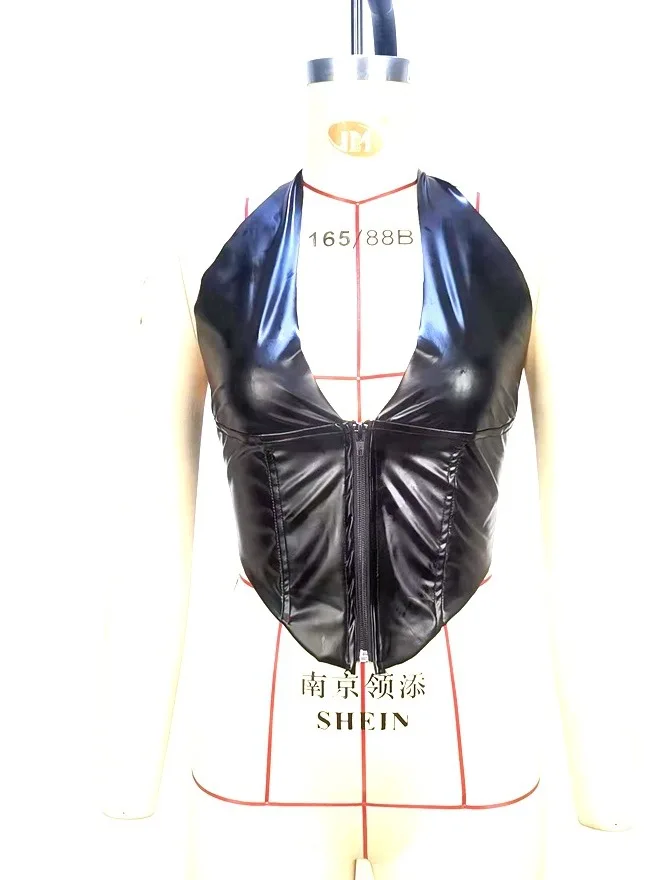 Sexy Strapless Women's Vest Cross-Border Nightclub Hot Girl Short Length A-Line Style Cotton Material City Walk Suitable