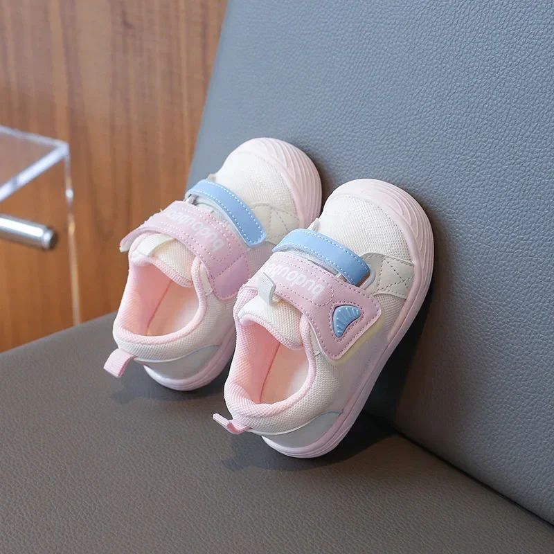 Kid Casual Sneakers Spring Autumn High Quality Rubber Sole Anti-slip Toddler Casual Walking Shoe 2024 New Baby Fashion Shoes