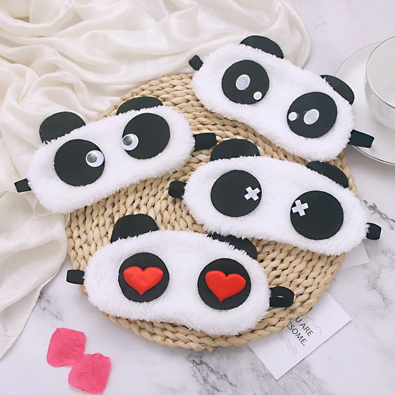 Panda Sleeping Eye Patch Nap Eye Shade Cartoon Blindfold Sleep Eyes Cover relaxing sleeping