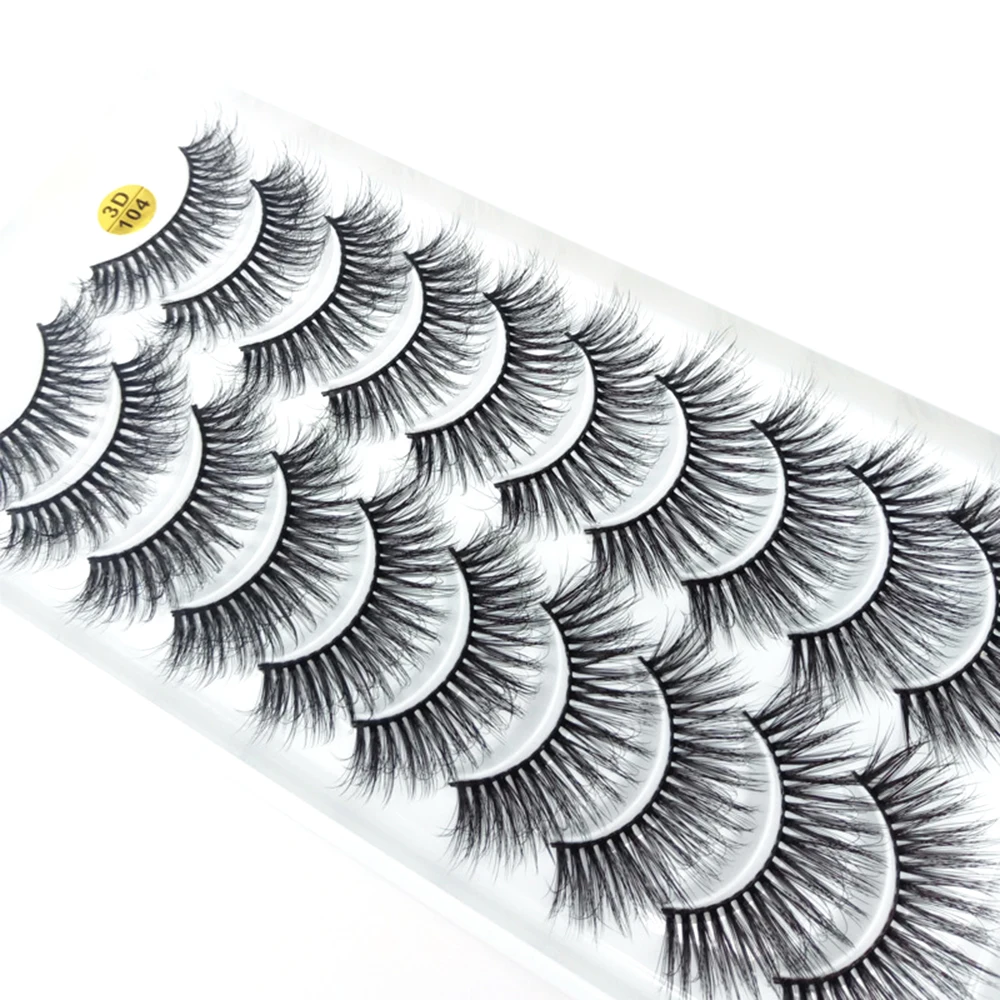 ขนตาปลอมแบบเต็มแถบ ฟู หนา ยาว งอน ดูเป็นธรรมชาติ ขนตาปลอมแบบมิงค์รัสเซีย สำหรับงานปาร์ตี้และแต่งหน้าประจำวัน