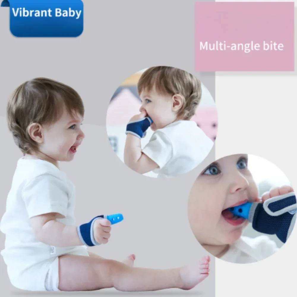 Baby Stop Sucking Glove Silicone Child Thumb Protector Breathable Toddlers Mittens Pacifier Finger Guard Newborn Dental Care New