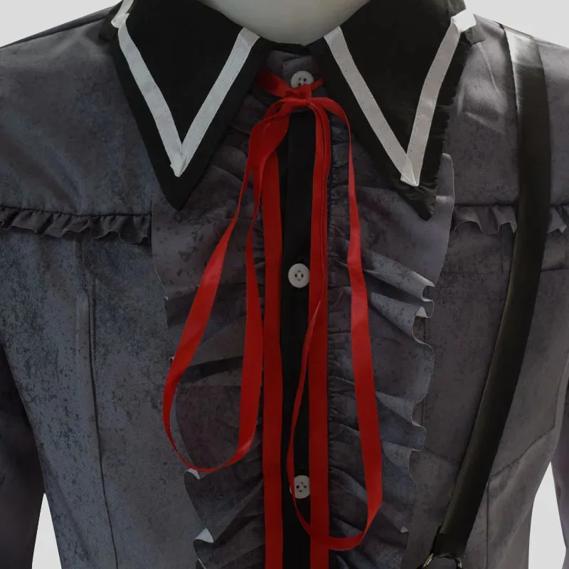 Dd12Project Sekai colorido escenario hazaña Cosplay disfraz peluca Vocaloid Miku KAITO camisa con correa negra oscura trajes de cumpleaños de Halloween