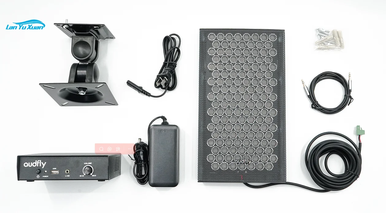 

Audfly Model B2 Ultrasoud Directional Speaker With Amplifier Wall Mounted Loudspeaker for museum