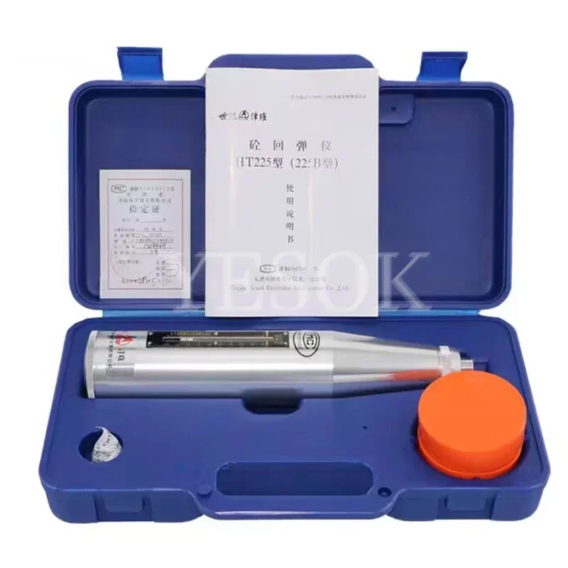 HT-225 Concrete Rebound Test Hammer Portable Schmidt Hammer Polymer Material Shell Rebound Tester Testing Equipment