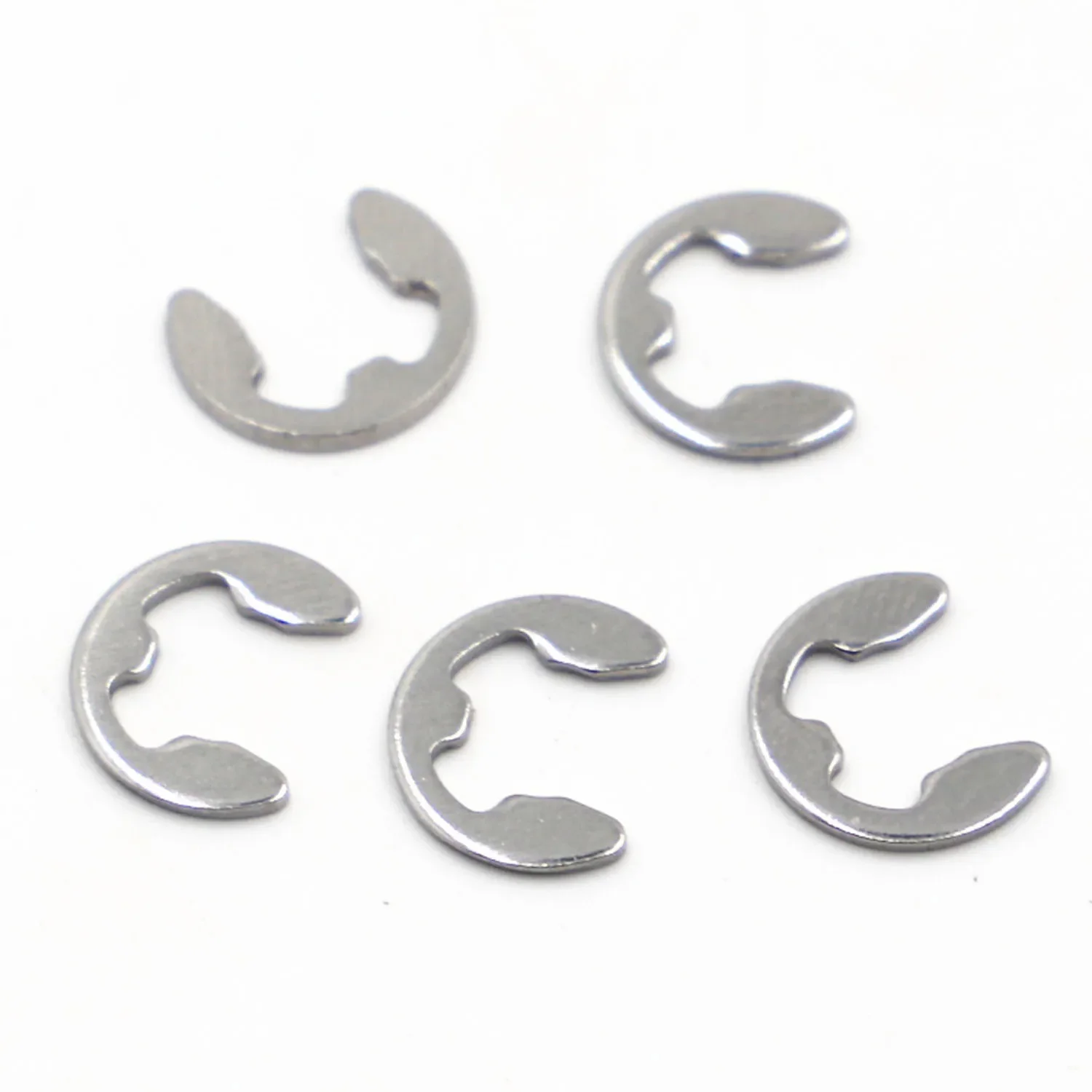 

10-100pcs M1.2 M1.5 M2 M3 M3.5 M4 M5 M6 M7 M8 to M12 304 Stainless Steel E Clip Circlip Retaining Ring Washer for Shaft Fastener