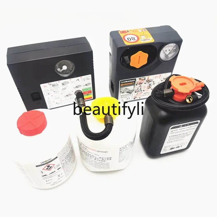 مناسبة لسائل إصلاح الإطارات تانغ سونغ يوان تشين بلس المدمرة 05 دولفين هان ev مضخة هواء مطاطية ذاتية التجديد للإطارات