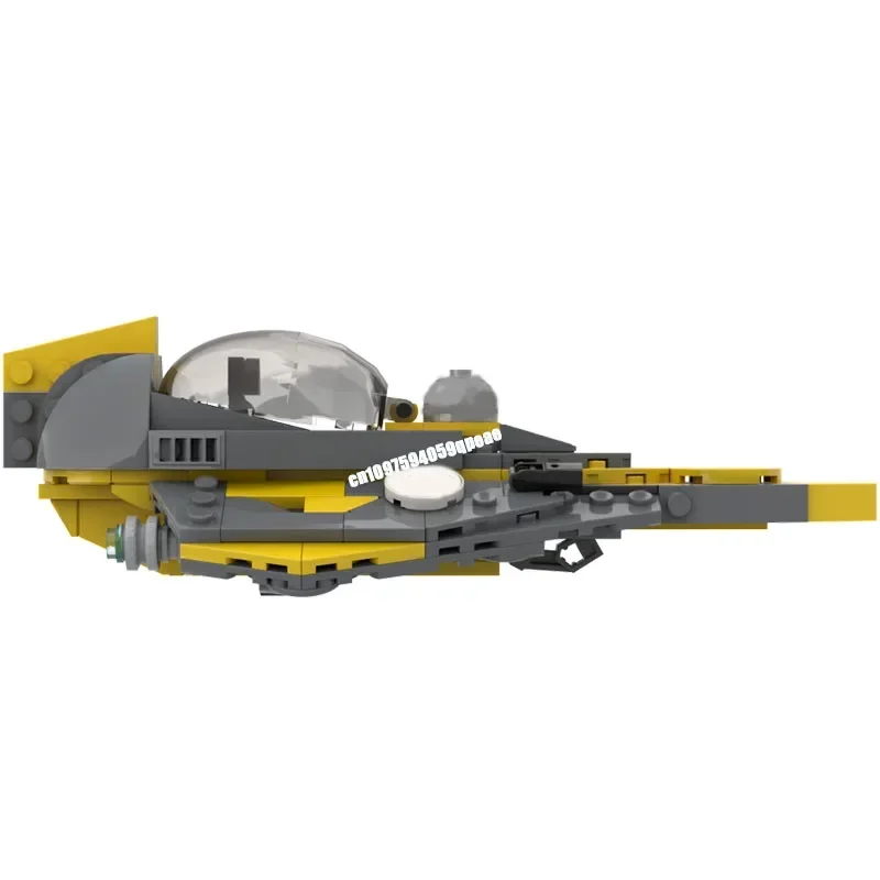 New 200Pcs Famous Star Battle Movie Moc 7B Starfighter Model Diy Creative Ideas Child ToyS Birthday GiftS Custom Puzzle