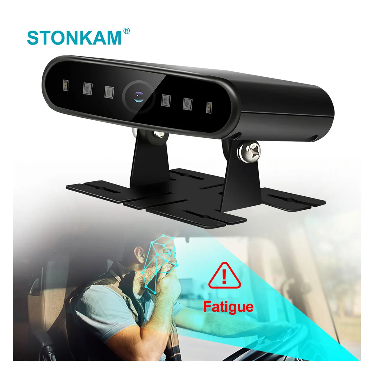 STONKAM Advanced ADAS DMS Driver Safety Driving Monitoring System With Fatigue Smoking Distraction Detection