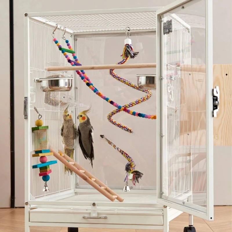 Breed Dedicated Bird Cages Luxury Large Size Stand Breed Bird Cages Iron Rabbit Pet Products