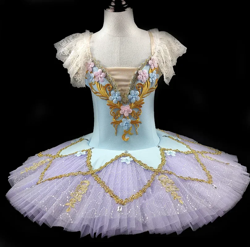 Nuevo vestido de tutú de Ballet profesional para adultos, expositor de ventana, vestido de actuación, falda de Bella Durmiente, traje de baile para niños