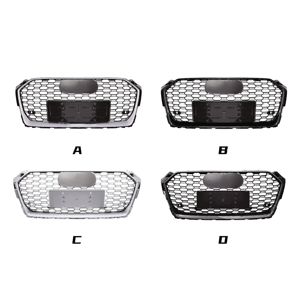 Body Kits Carbon Fiber Honeycomb Mesh Grille For Audis A5 Facelift RS5 Front  2017-2019