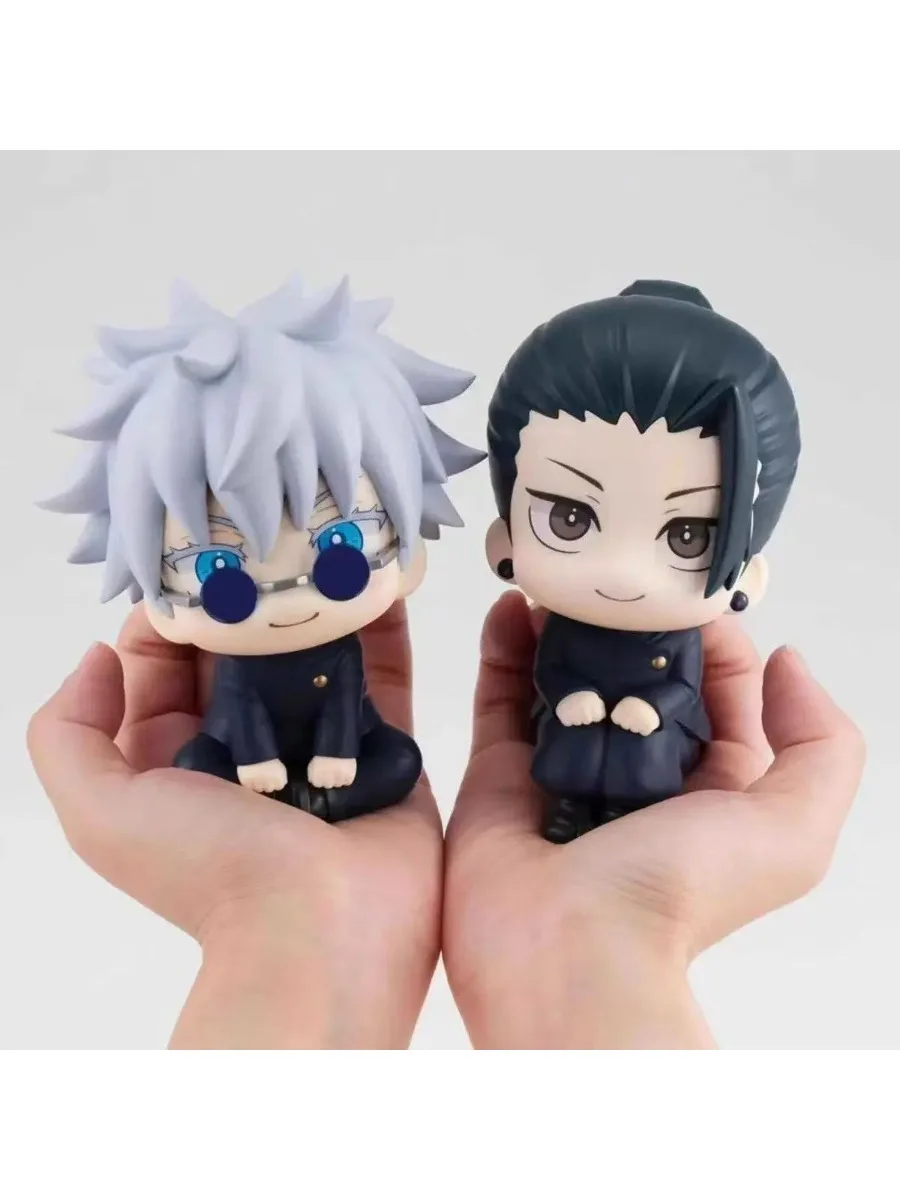 Jujutsu Line Anime Figuren Shimo Karu Gegenseitige Hilfe Satoru Puppe Fushiguro Toji Okkotsu Yuta Inumaki Toge Kocchion und ys für Kinder