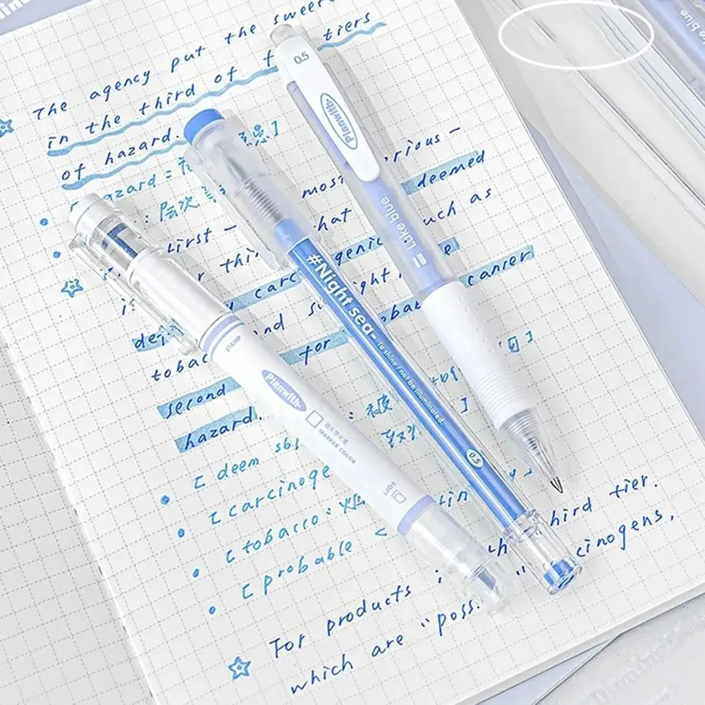 

3 Pcs/set Smoothly Writting Press Gel Pen Creative Quick-Drying Highlighter Emphasis Mark Multicolor Signature Pen Stationery