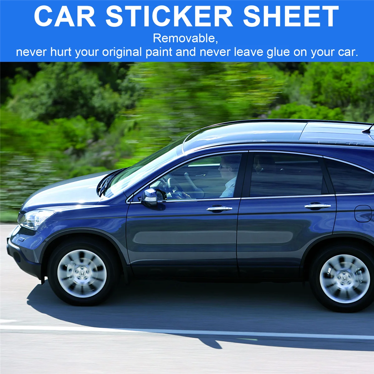 DIY 30x127 3D Carbon Fiber Decal Vinyl Film Wrap Roll Adhesive Car Sticker Sheet Transparent Rich