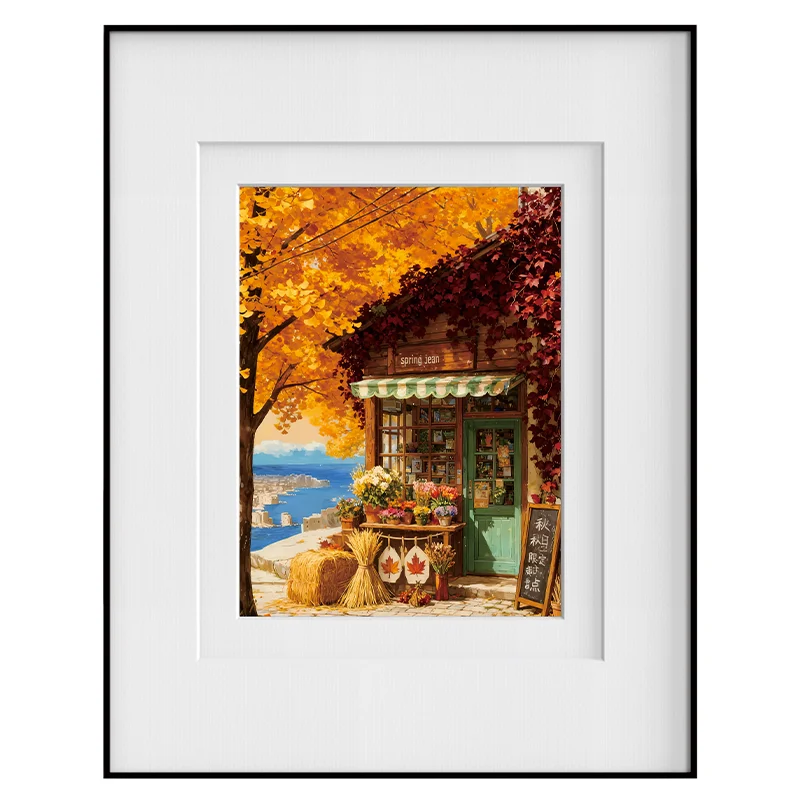Art Display Frame 31.5 Inch Metal Stripes Brown High Resolution E Ink WiFi for Museum Gallery Exhibition