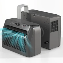 RV Window Air Conditioner, 6500 BTU Cools up to 120Sq.ft 4-in-1 AC Unit with Remote Control, Suitable For RV and House-workshop