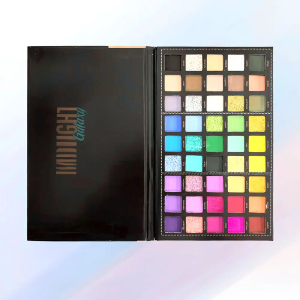 For HDKT 45 Colors Eyeshadow Palette Highly Pigmented Matte Shimmer Makeup Set Professional Cosmetics For Creative Stage Look