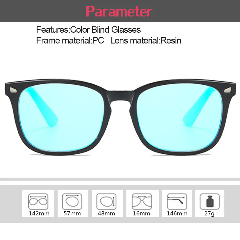 Glasses for Color Blindness Corrective Red-green Color Weak Glasses Shades For Men And Women High Tech Auxiliary Glasses
