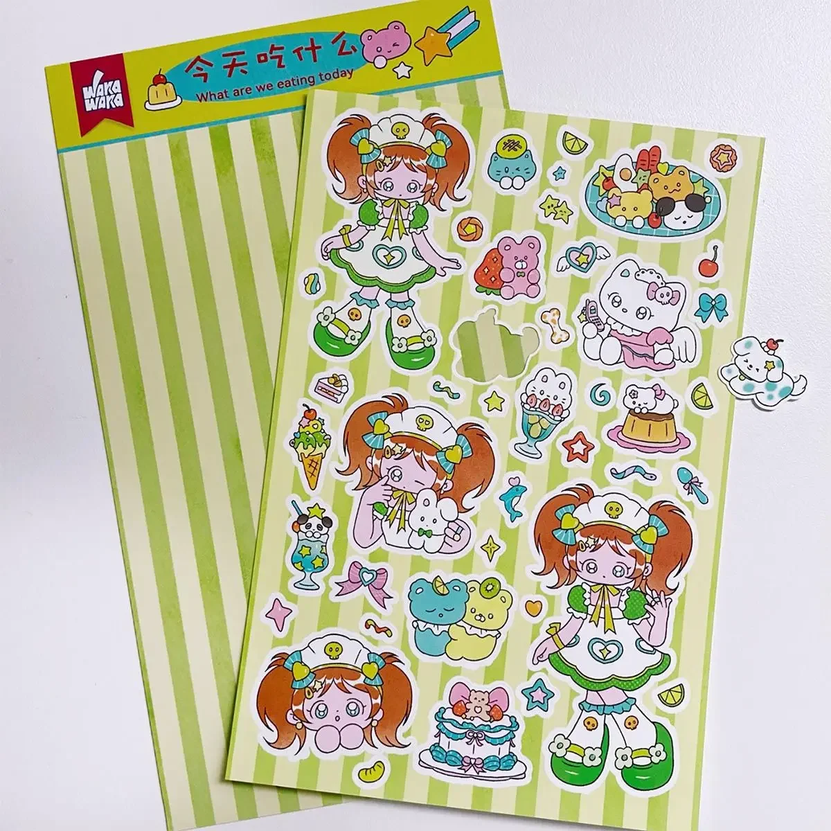 Q Version Cartoon Character Stickers Guka Original Cute Style