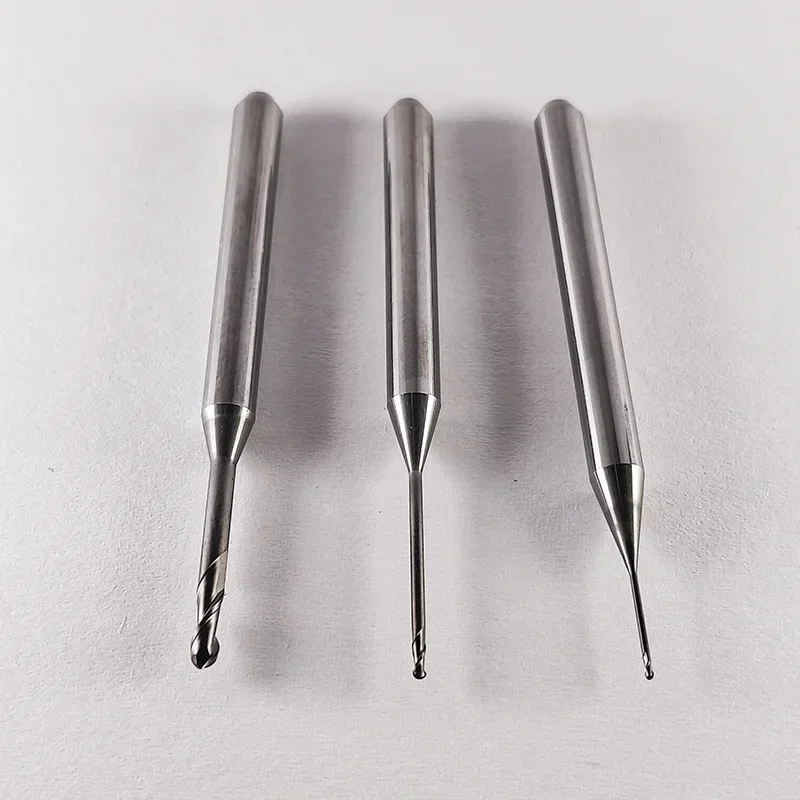 Roland Dental Milling Burs para moagem de zircônia, D.a, 4mm Shank, DC Diamond Coating Drill, Diâmetro 2.0, 1.0, 0.6, 0.3mm, DWX 52D, ferramentas