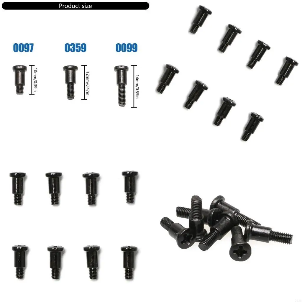 76HF Sturdy Metal Fasteners for Remote Controlled 12428 Vehicle Repair Needs