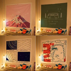 Cartoon Background Cloth Wall Decorative Tapestry Home Living Room Tapestry