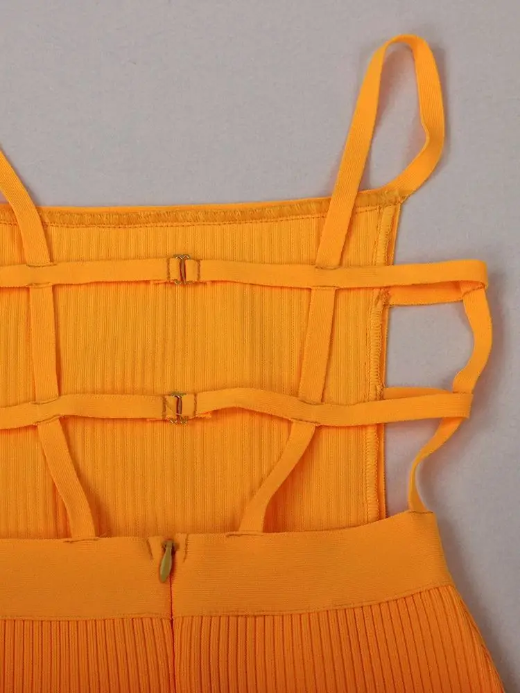 섹시 레이디 미니 스파게티 탄성 슬림 드레스 중공 구멍 붕대 백리스 드레스 여성 파티 클럽 드레스 Vestidos