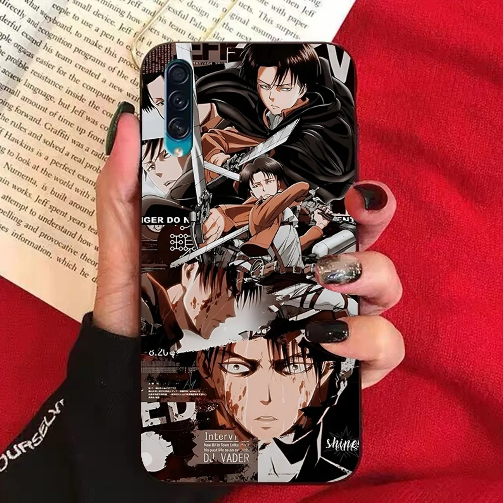 Anime Attack On Titan Levi Ackerman Phone Case For Samsung A 10 11 12 13 20 21 22 30 31 32 40 51 52 53 70 71 72 73 91 13 shell