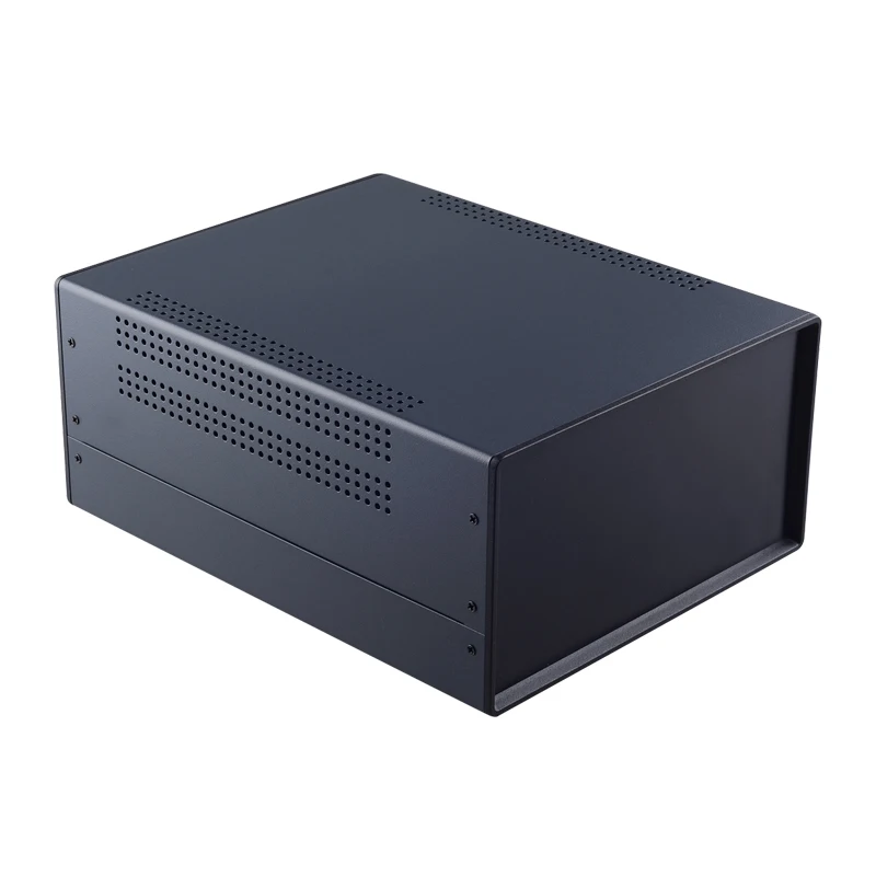 2024OEM Customize Service Anodized Aluminum Extrusion Box Casing for Electronics Heatsink Split