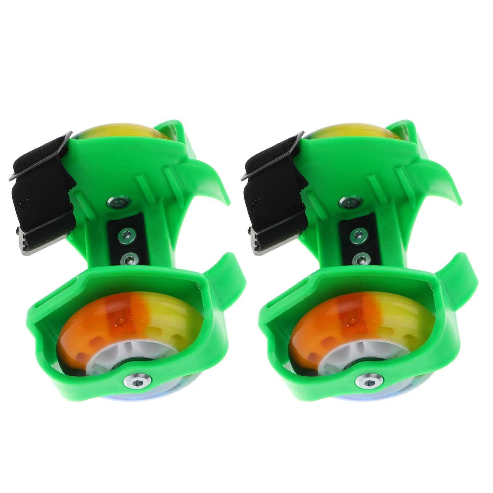 

1Pair Light Up Roller Skates Adjustable for Ages 3-12 Two Wheel Design Stable Beginner Friendly Outdoor Skating Shoe Comfortable