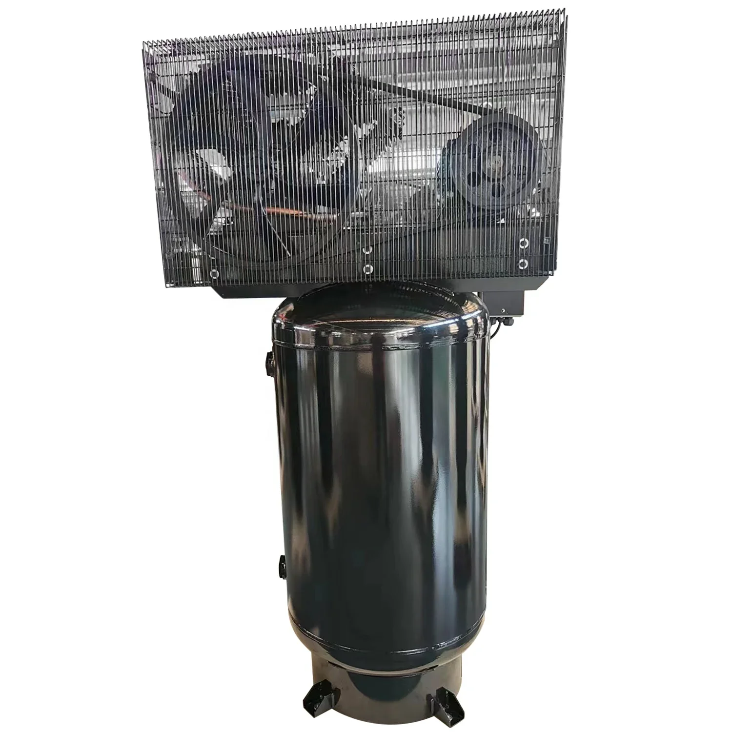 80-Gallon Vertical ASME Tank 10-HP 220V 3-Phase Two-Stage Electric Stationary Air Compressor 37CFM Max Industrial Compressors