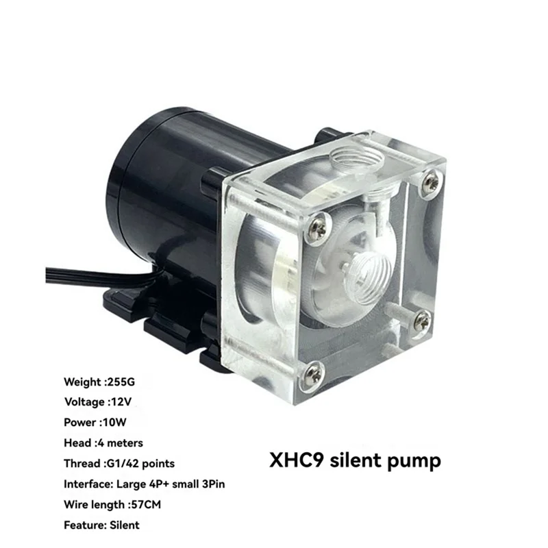 

AP-500L/H Noiseless Water Cooling Pump G1/4 Thread For PC Computer CPU 4 Meters Lift For Computer System