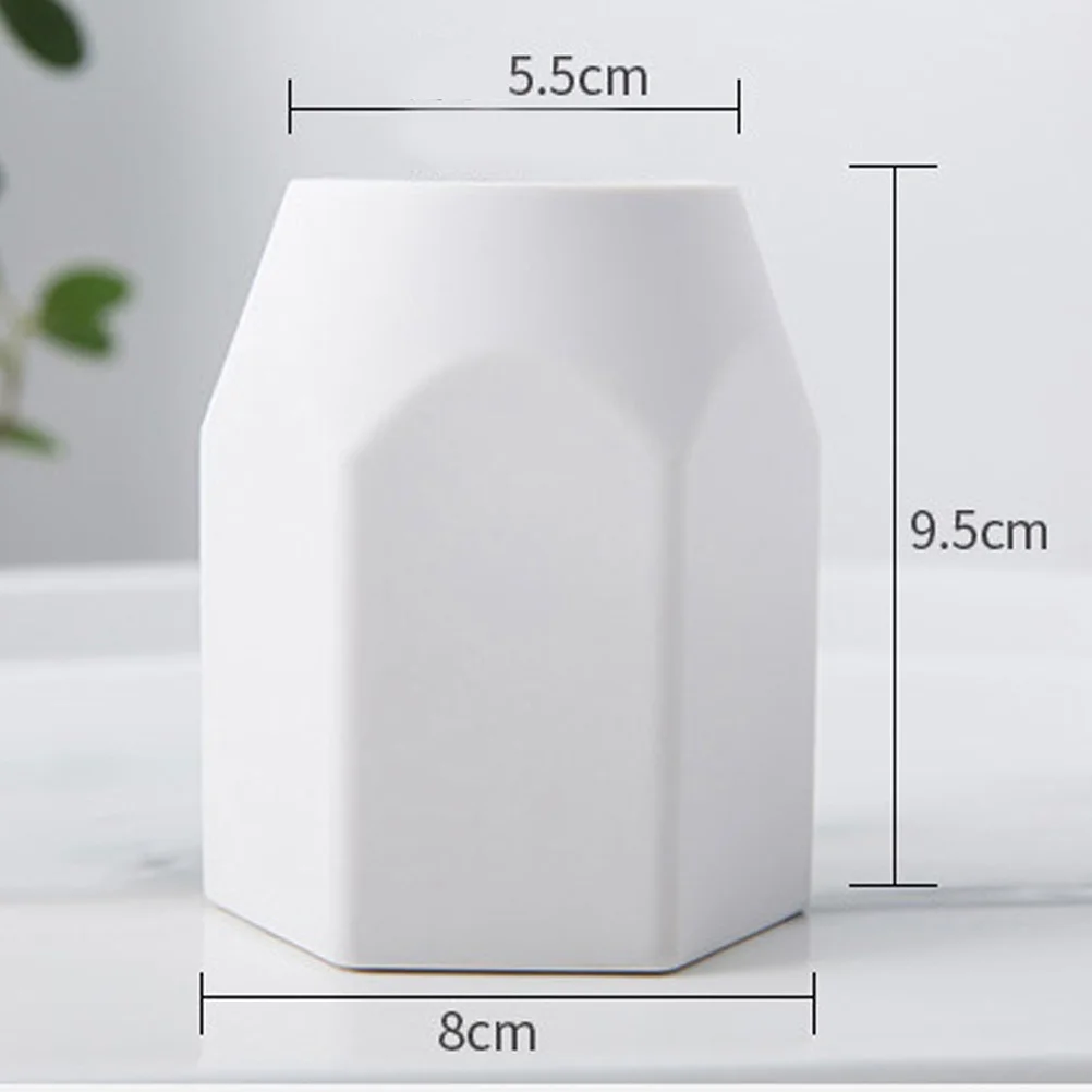 الأبيض سيليكون قلم رصاص حاكم حامل مكتب منظم قرطاسية لمكتب المنزل المدرسة هدية تخزين حامل قلم