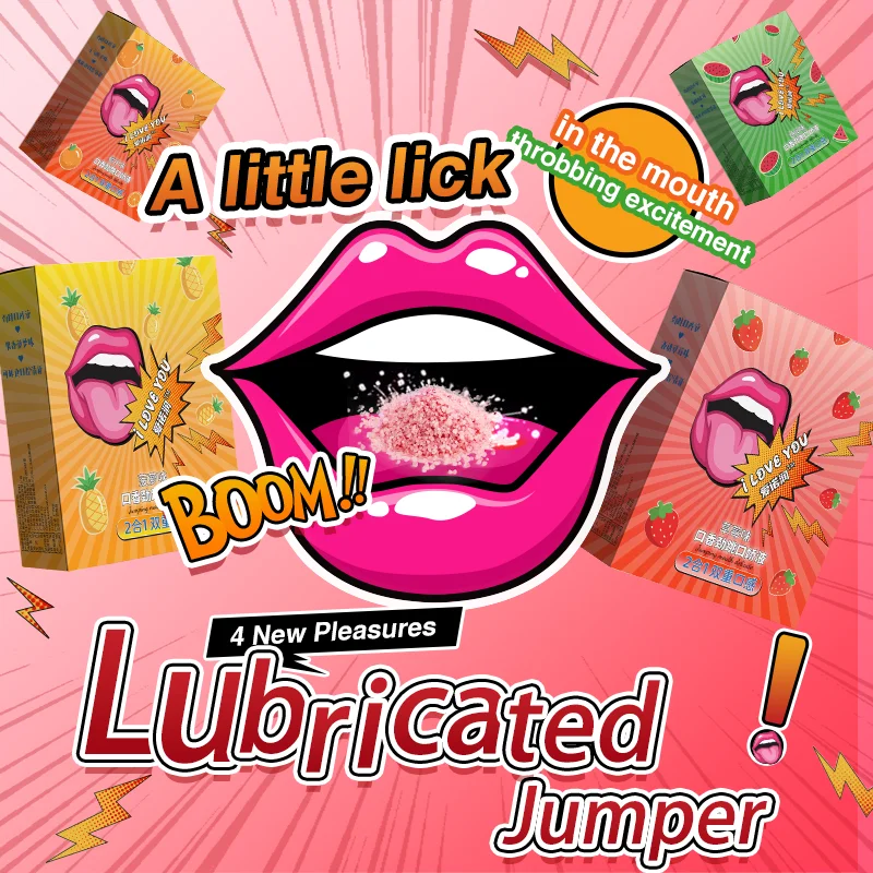 Comestible Candy Oral Lubricant Duo Fruity Tingling Sensation Liquid Foreplay Fun Yoni Gel Sex Intime Lubricant Vaginal Gel 3