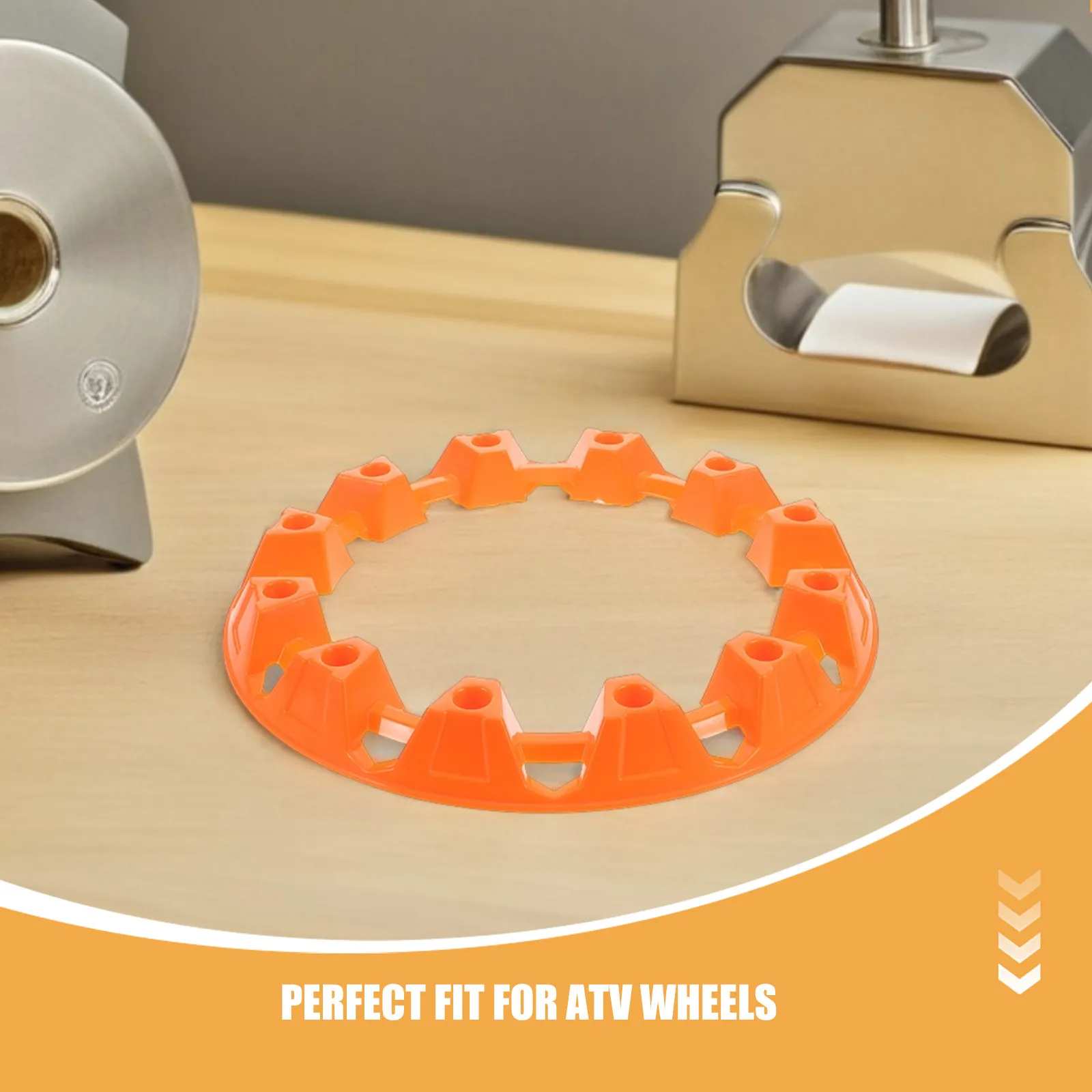 3Pcs Atv Wheel Center Hub Caps 10 Inch Plastic Decorative Rim Cover Trim Off-Road Wheel Hub Guard for Sand Desert Use view 3