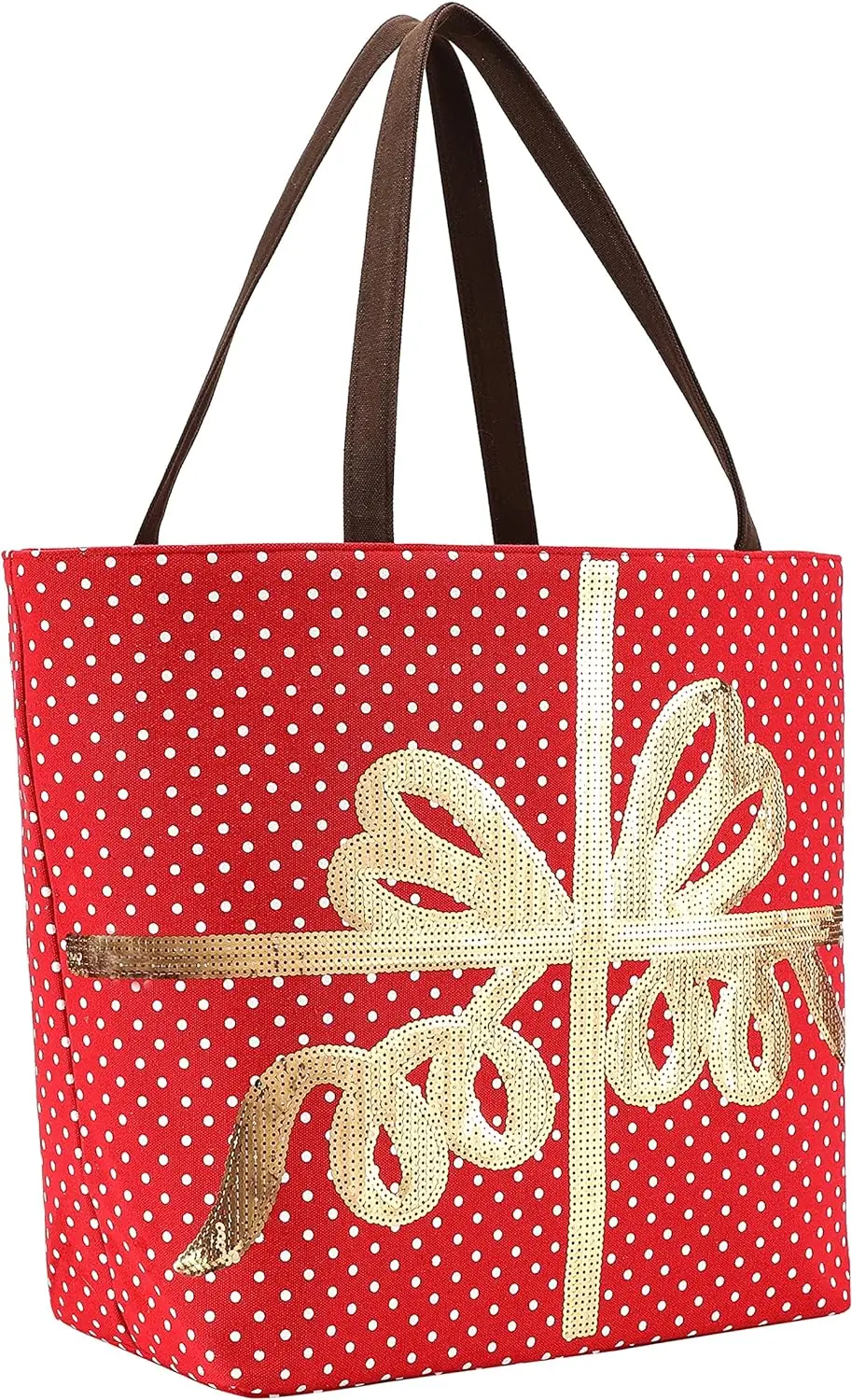 

Christmas Tote Bags, Canvas Reusable Grocery Bags, Large Candy Gift Bags, For Women Children Outdoor Supermarket Shopping, Chris