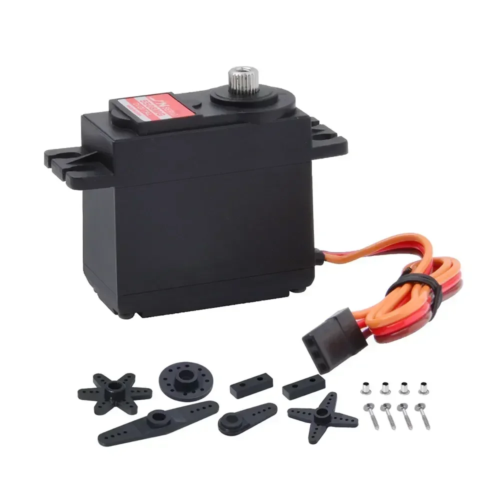 Serwo JX Servo PDI-5508MG 8kg z wysokim momentem obrotowym, metalowymi przekładniami, cyfrowe, bezrdzeniowe, standardowe serwo do helikopterów, samochodów RC, ciężarówek, buggy, robotów, ramion robotycznych, łodzi.