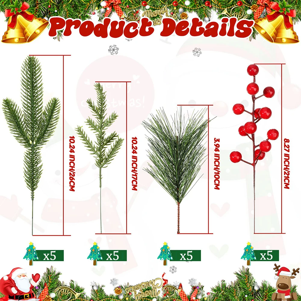 Artificial Pine Branches Fake - đánh giá và giá Christmas Wreath Fake