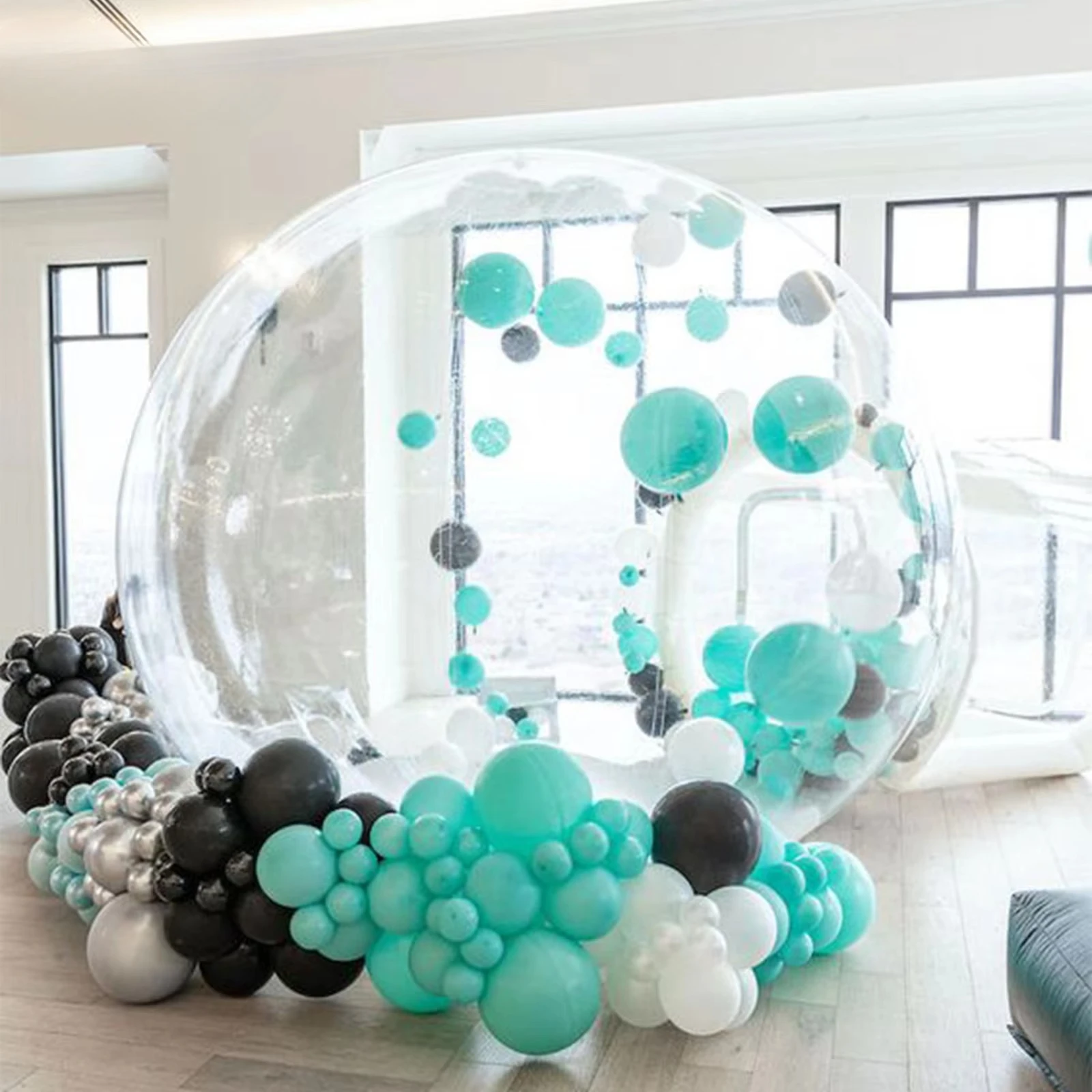 

Высококачественный надувной пузырьковый дом-палатка из ПВХ с настраиваемым цветом, размеры 2,5-5 м, для детских и взрослых вечеринок, для использования в помещении/на улице.