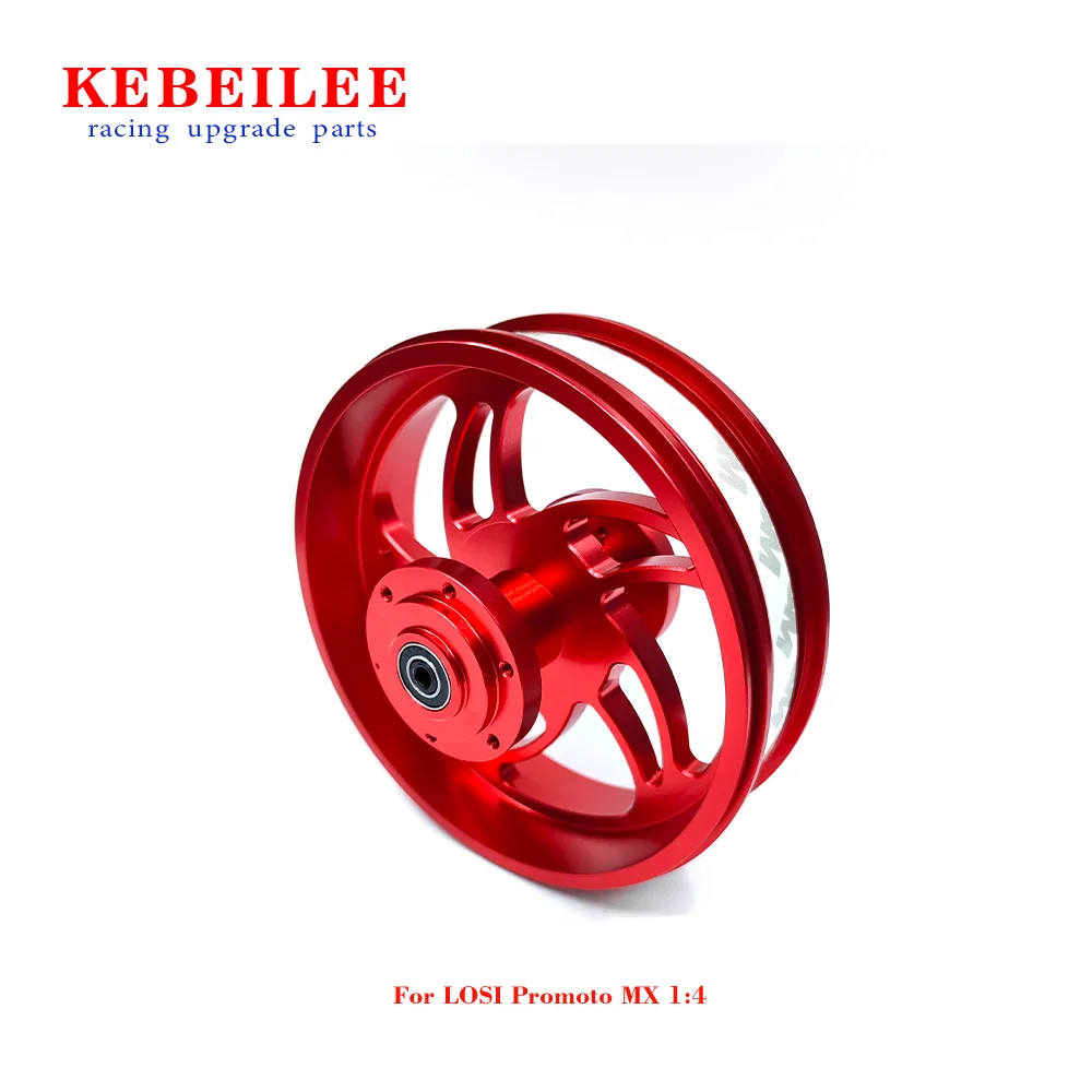 

KEBEILEE CNC Aluminum Rear Wheel Future Stormwheel design For LOSI Promoto MX 1:4