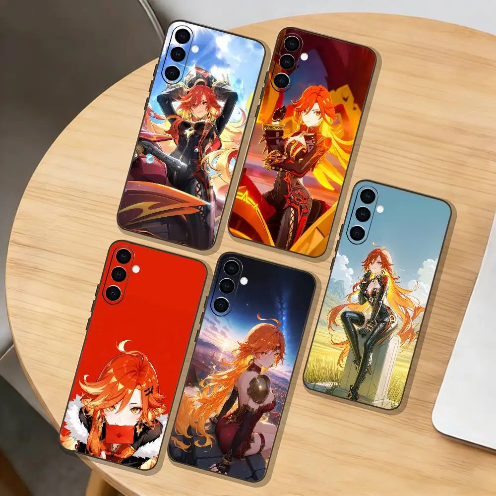 

COOL Marveka Genshin Impact Phone Case For Samsung Galaxy A73,A72,A71,A70,A53,A52,A51,Others Soft Black Cover