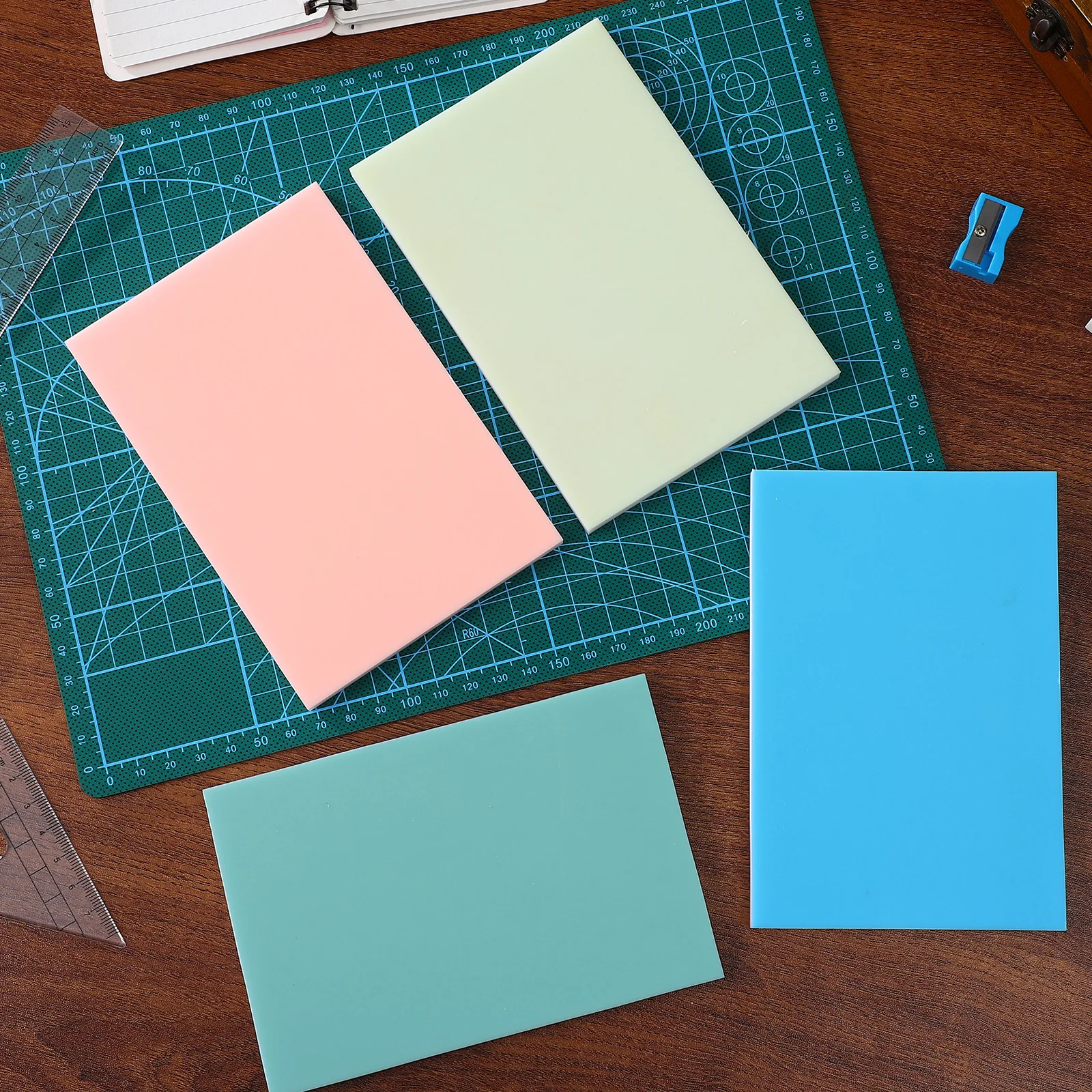 

4 шт., резиновые блоки для гравюры, тонкие детали, мягкая основа, штампы для резьбы по дереву для рукоделия, гравировки, художественные проекты, принадлежности для хобби