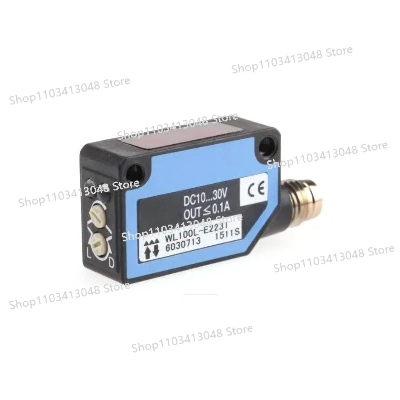 

WL100L-E2231 photoelectric sensor block back reflection output type detection range 80mm-12m new original genuine goods spot