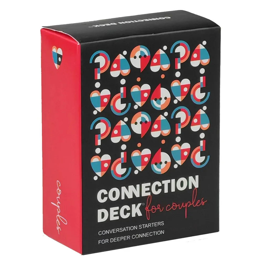 Connection Deck Game Cards - Can Conversation Starters For Deeper Connection ,Couple Dialogue Party Game Cards